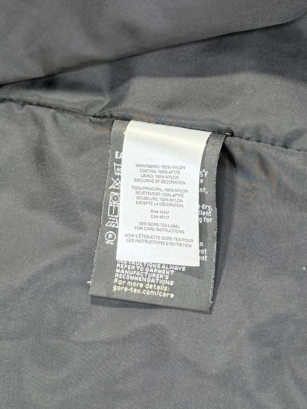 Bass Pro Shops Guidewear Insulated Jacket Size L Gore-Tex Gray Black - Picture 4 of 8